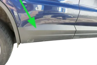 VW Tiguan 5N Zierleiste Leiste Abdeckung Tür hinten rechts 5N0854950A - Bild 1