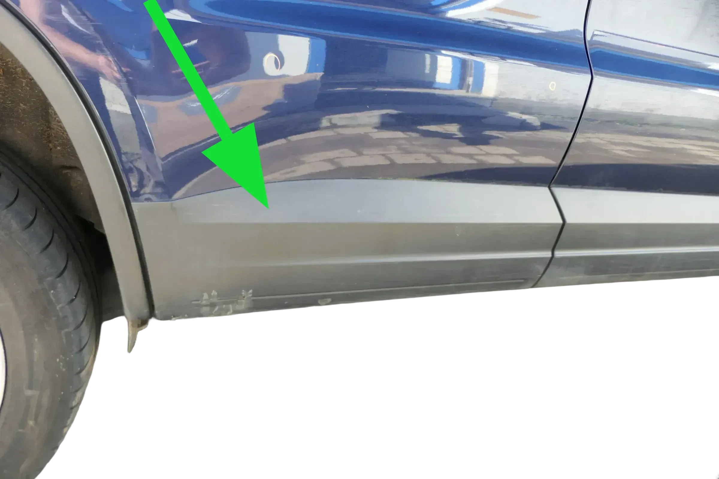 VW Tiguan 5N Zierleiste Leiste Abdeckung Tür hinten rechts 5N0854950A - Bild 1