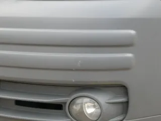 Caddy 2K Stoßstange vorne Frontstoßstange Stoßfänger grau Graphit Grill schwarz - Bild 6