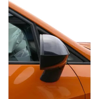 Seat Ibiza 6J elektrischer elektrisch Spiegel Außenspiegel rechts schwarz anklap - Bild 3