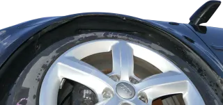 A3 8P Kotflügel vorne links schwarz LZ9Y Sportback - Bild 6