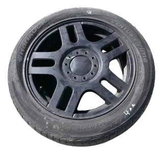 4x Golf 4 Alufelge Felge 205/55 R16 91V 1J0601025AC Ronal 2-4mm schwarz - Bild 2