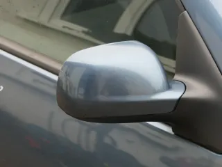 VW Golf 4 Bora manueller Spiegel vorne rechts Außenspiegel blau LD5X - Bild 5