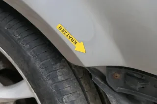 VW Passat 3BG 3B6 Kotflügel vorne rechts grau LD7W (Blinkerloch) - Bild 3