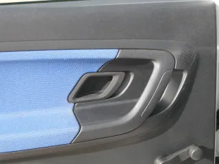 1x Fabia 5J Stufenheck Türverkleidung Verkleidung Tür hinten links Griff blau - Bild 4