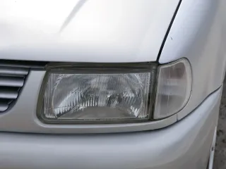 VW Polo 6N Kühlergrill Grillleiste vorne + Leiste Grill silber LB7Z - Bild 7
