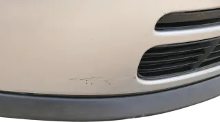 Polo 6N Stoßstange vorne breite Styling XXL Frontstoßstange silber LB7Z +Gitter - Bild 22