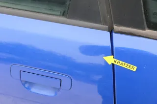 A4 B5 Tür nur Türblatt hinten links blau LZ5M Kombi oder Limo - Bild 5