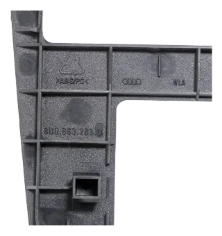 Audi A4 B5 Mittelkonsole Verkleidung um Radio Blende 8D0863263D Abdeckung - Bild 3