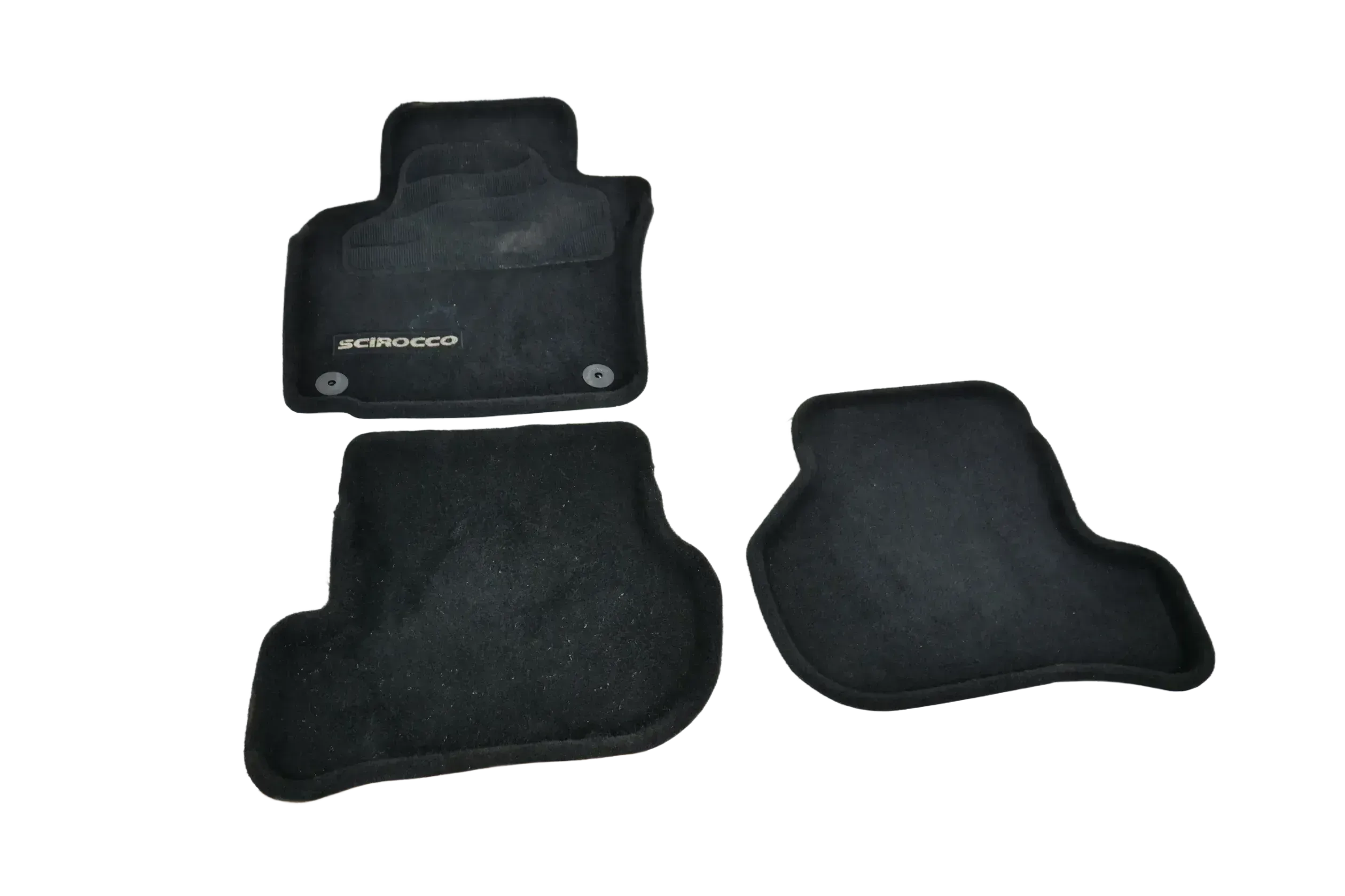 3x Original VW Scirocco Fußmatten Fußmatte Textil Schriftzug "Scirocco" - Bild 1