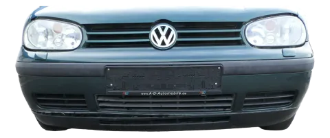 VW Golf 4 Stoßstange vorne Stoßfänger vorn vorne grün LC6M SWR