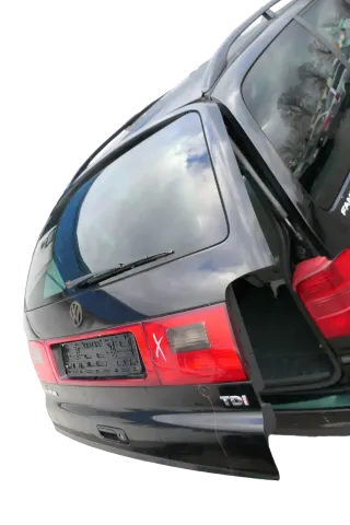 VW Sharan 7M 7M3 Heckklappe Scheibe Klappe hinten ab Bj.2000 schwarz L041 - Bild 2