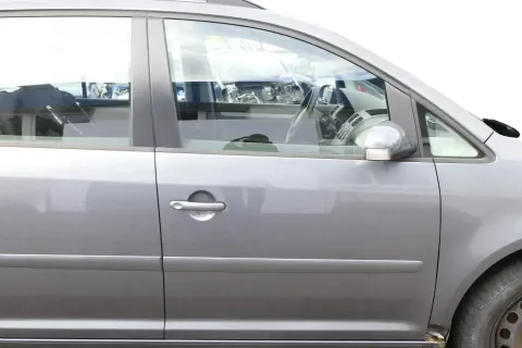 VW Touran 1T 1T3 Tür vorne rechts Beifahrertür grau LD7X platin -ohne Anbauteile