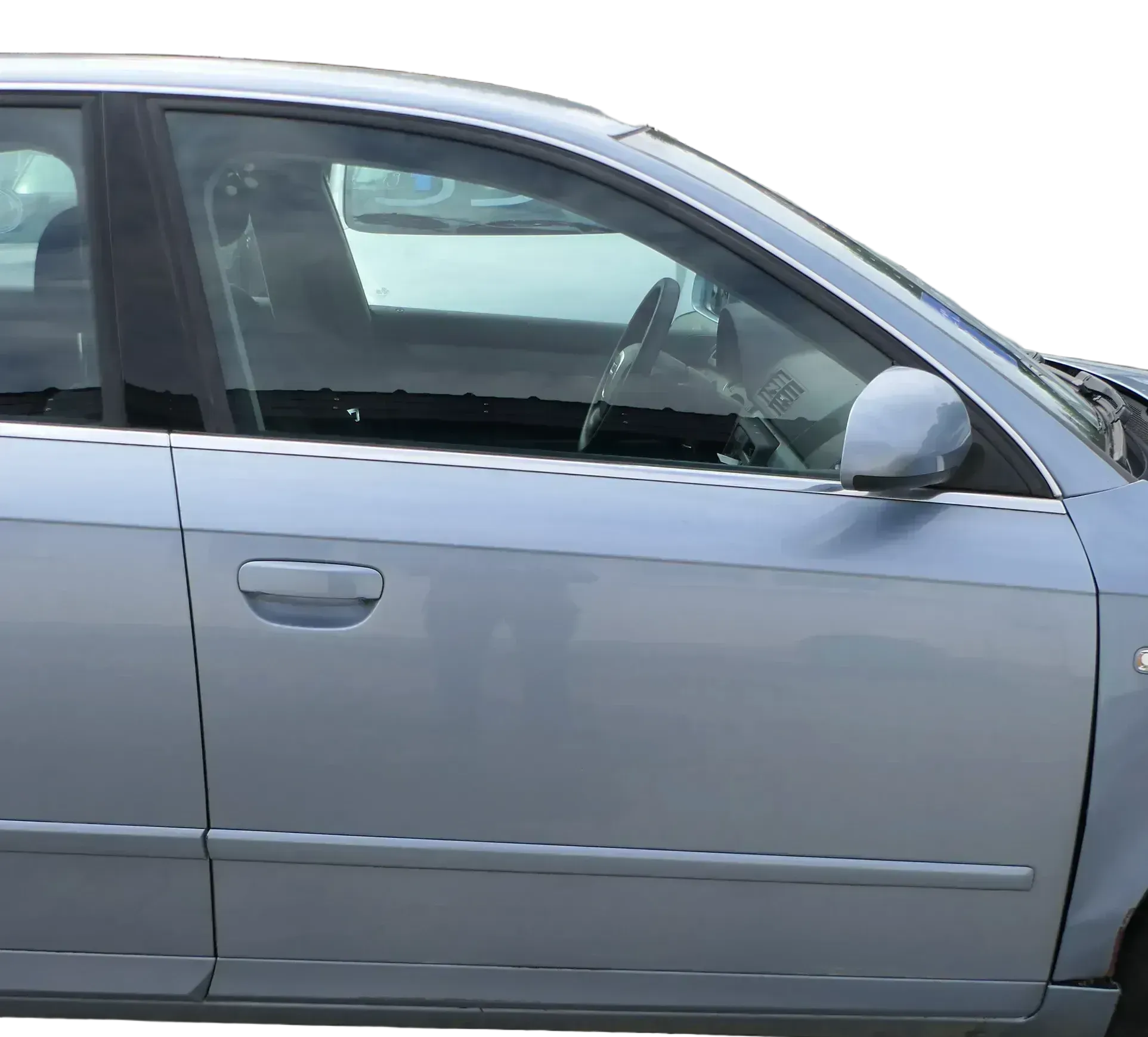 Audi A4 B7 8E Tür vorne rechts Kombi+Limo + Rahmen blau LY5J - Bild 1