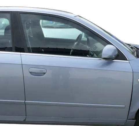 Audi A4 B7 8E Tür vorne rechts Kombi+Limo + Rahmen blau LY5J Türblatt