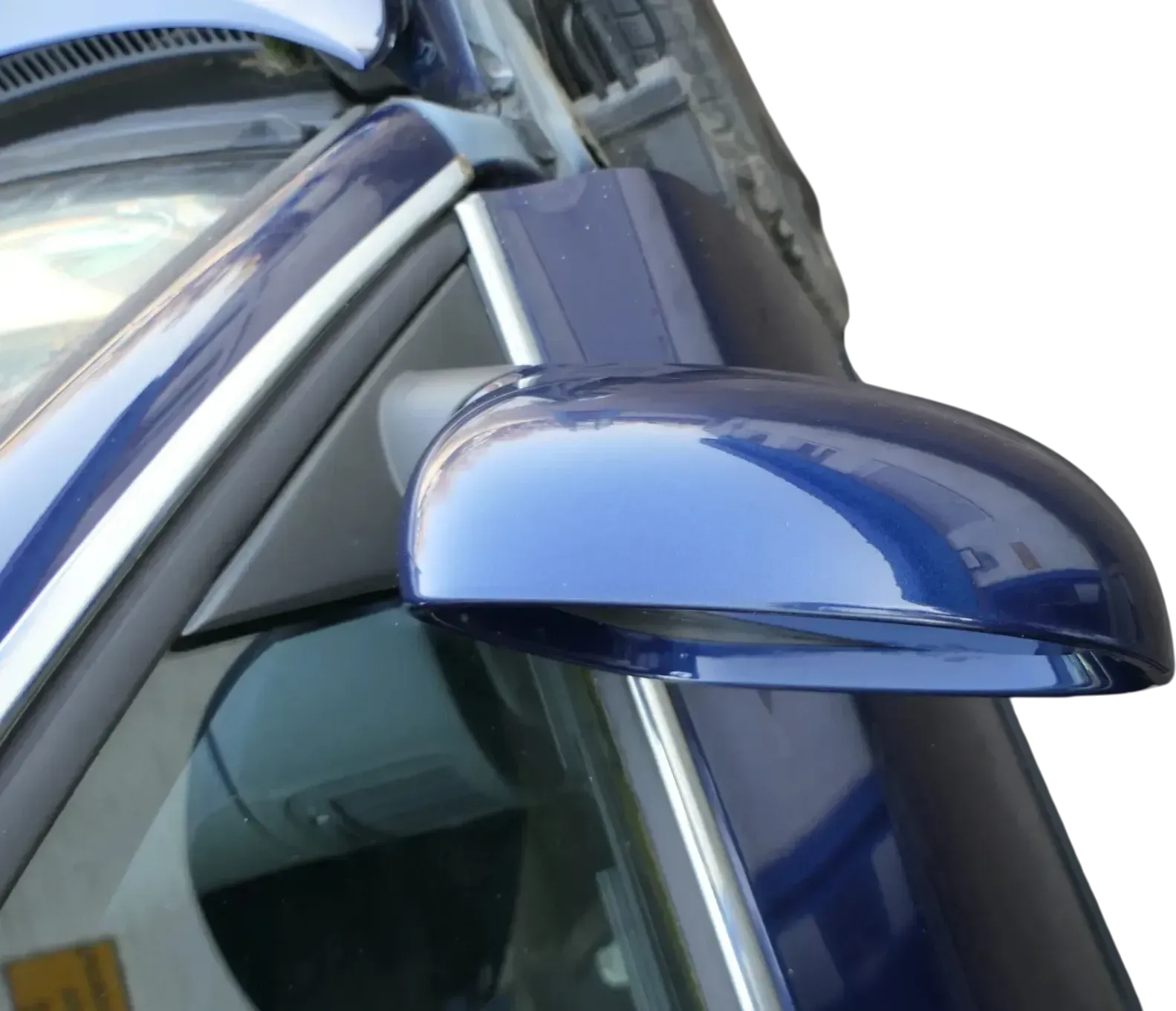 VW Passat 3BG elektrischer Spiegel Außenspiegel rechts blau LD5Q Blinker Glas - Bild 1