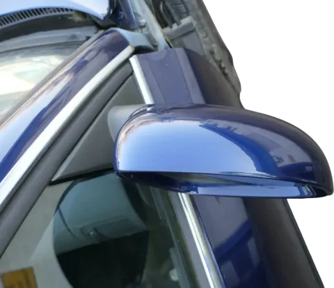 VW Passat 3BG elektrischer Spiegel Außenspiegel rechts blau LD5Q Blinker Glas