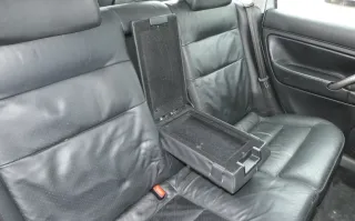 VW Passat 3B 3BG Kombi Sitz Rückbank Rücksitzbank Sitzfläche Sitze Leder schwarz - Bild 2