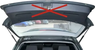 VW Golf 5 V Heckklappe hinten Kofferraumklappe mit Scheibe grau grün LA6Q - Bild 2