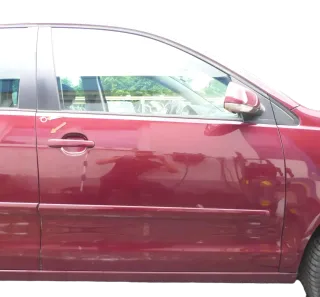 VW Polo 9N 9N3 Tür vorne rechts Beifahrertür 4/5-Türer rot LC3R ohneAnba - Bild 1