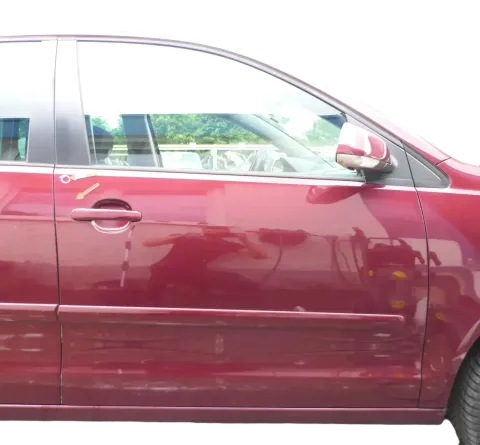 VW Polo 9N 9N3 Tür vorne rechts Beifahrertür 4/5-Türer rot LC3R ohneAnba
