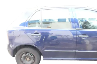 Skoda Fabia 6Y Limousine Schrägheck Tür hinten rechts blau LF5U - Bild 1
