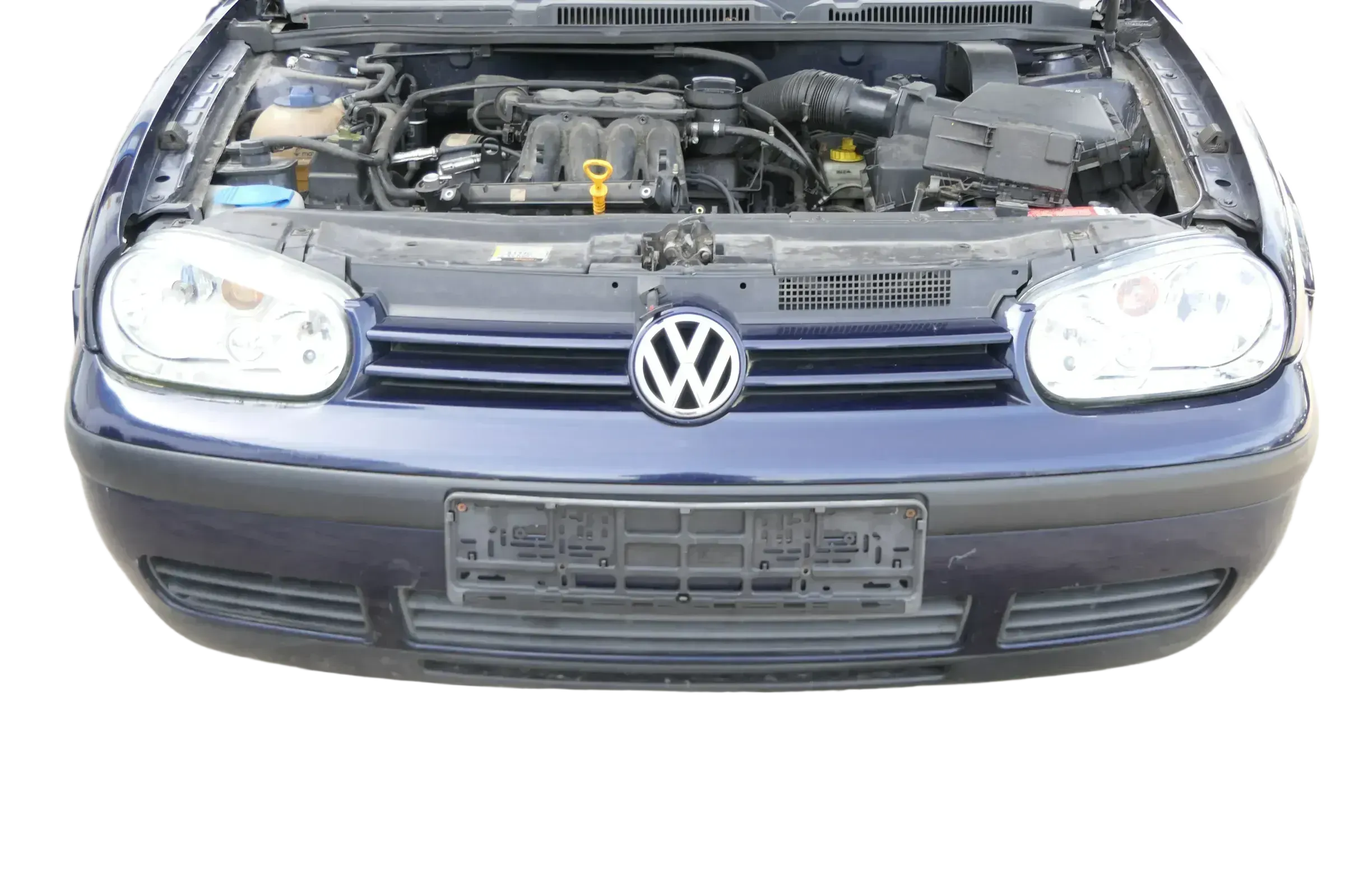 VW Golf 4 1J Stoßstange vorne Stoßfänger vorn blau LC5H - Bild 1