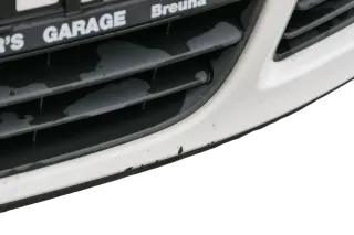 VW Polo 9N3 Stoßstange vorne Frontstoßstange Stoßfänger weiß LB9A - Bild 8