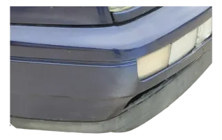 VW Golf 3 auch Cabrio Stoßstange vorne Stoßfänger vorn blau LC5U - Bild 11