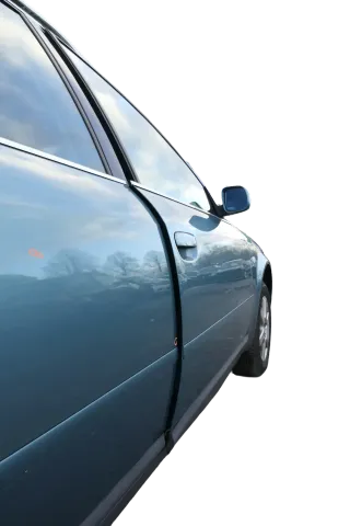 Audi A6 4B C5 Tür nur Türblatt vorne rechts Beifahrertür  grün blau LX6V jaspisg - Bild 11