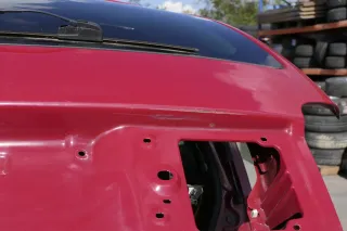 VW Sharan 7M 7M3 Heckklappe Scheibe  Klappe hinten ab Bj.2000 rot LK3A - Bild 3