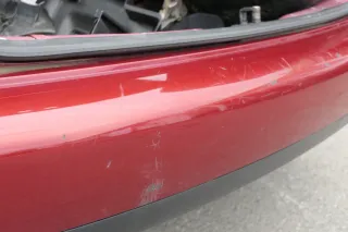 VW Touran 1T Stoßstange hinten Heckstoßstange Stoßfänger rot braun LA3W - Bild 5