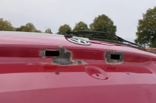 VW Sharan 7M 7M3 Heckklappe Scheibe  Klappe hinten ab Bj.2000 rot LD3W - Bild 8