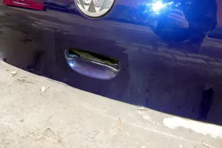 VW Polo 9N Heckklappe Kofferraumklappe Klappe hinten blau LB5N - Bild 5