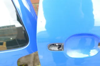 VW Lupo Seat Arosa Tür vorne rechts Beifahrertür blau LW5Z ohne Anbauteile - Bild 4