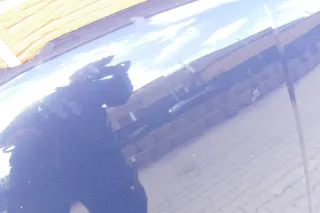 VW Golf 4 Motorhaube Haube Klappe vorne blau LA5G - Bild 5