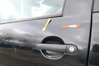 VW Fox 5Z Tür vorne links Fahrertür schwarz L041 - ohne Anbauteile - Bild 9