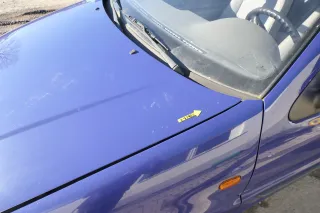 VW Polo 6N Motorhaube Frontklappe Haube vorne Klappe blau LD5D - Bild 3