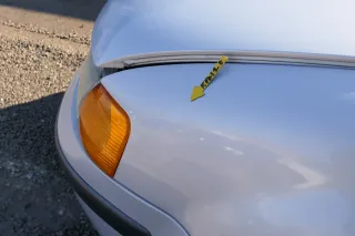 VW Passat 3B Kotflügel vorne links silber LB7Z - Bild 3