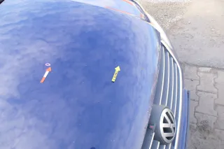 VW Passat 3BG Motorhaube Klappe vorne vorn Haube blau LA5E - Bild 6