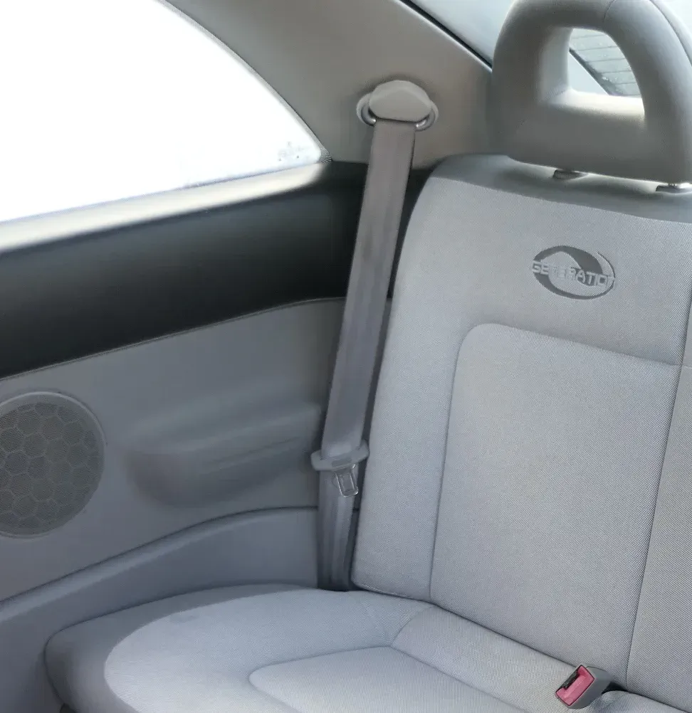 VW New Beetle Gurt hinten links grau - Bild 1