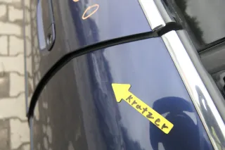 Audi A6 4B C5 Tür Türblatt hinten links blau LZ5T nur Türblatt - Bild 2