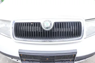 Skoda Fabia 6Y Stoßstange Stoßfänger vorne weiß LF9E 2000-2004 - Bild 3