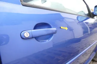 VW Golf 4 Tür vorne rechts Beifahrertür 2/3-Türer blau LW5Y ohnAnbauteile - Bild 5
