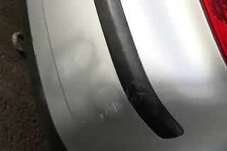 VW Polo 9N 9N3 Stoßstange Heckstoßstange hinten silber grau LA7W - Bild 15