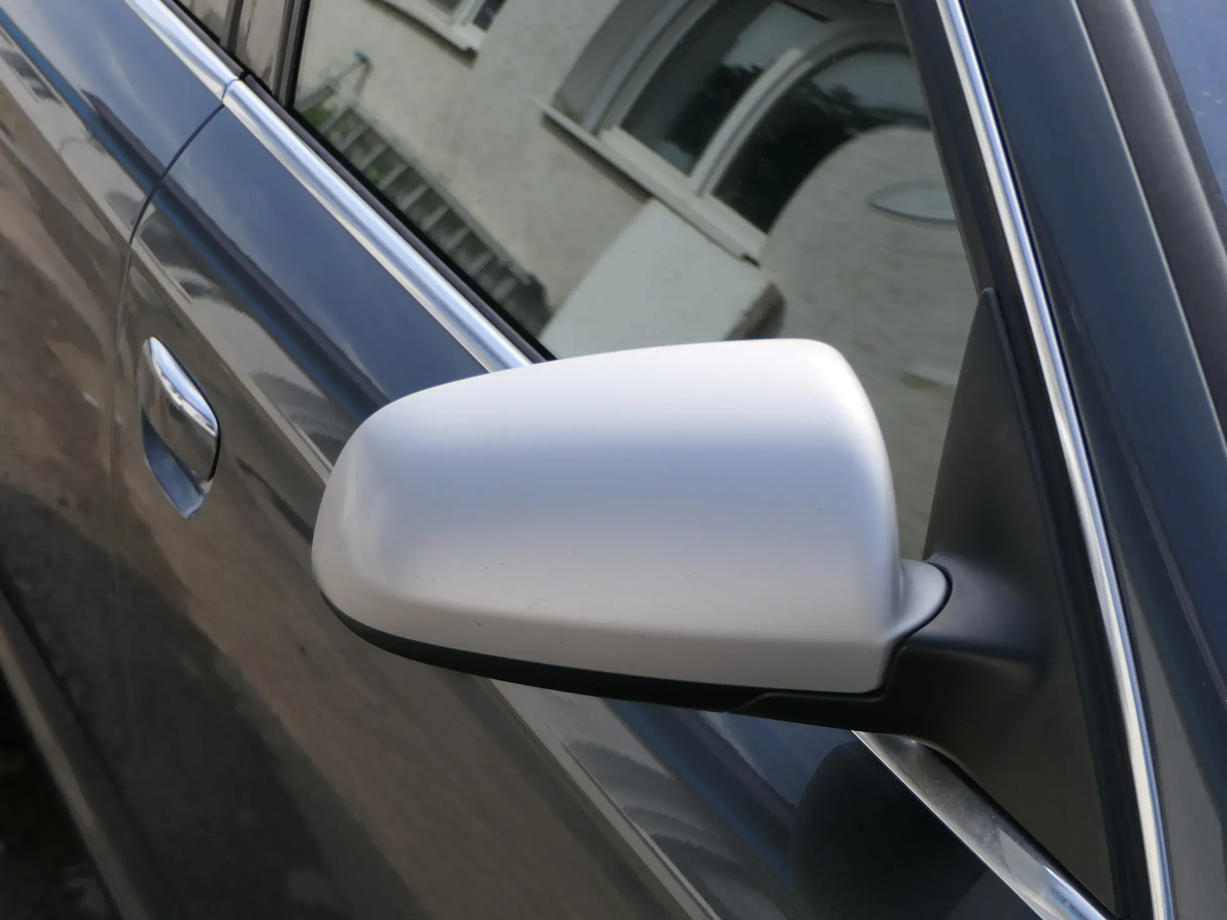 A6 4F C6 Spiegel Außenspiegel rechts elektrisch Umfeldleuchte silber S-line - Bild 1