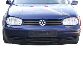 VW Golf 4 Stoßstange vorne Frontstoßstange Stoßfänger blau LB5N SWR -ohne Kappen - Bild 1