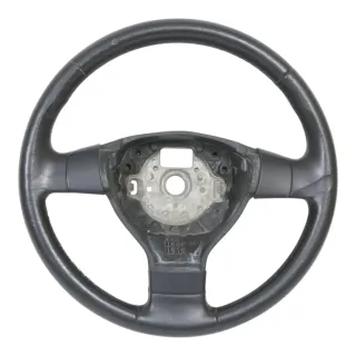 VW Passat 3C Eos Golf 5 Lenkrad 1K0419091EQ 3-Speichen Leder - Bild 1