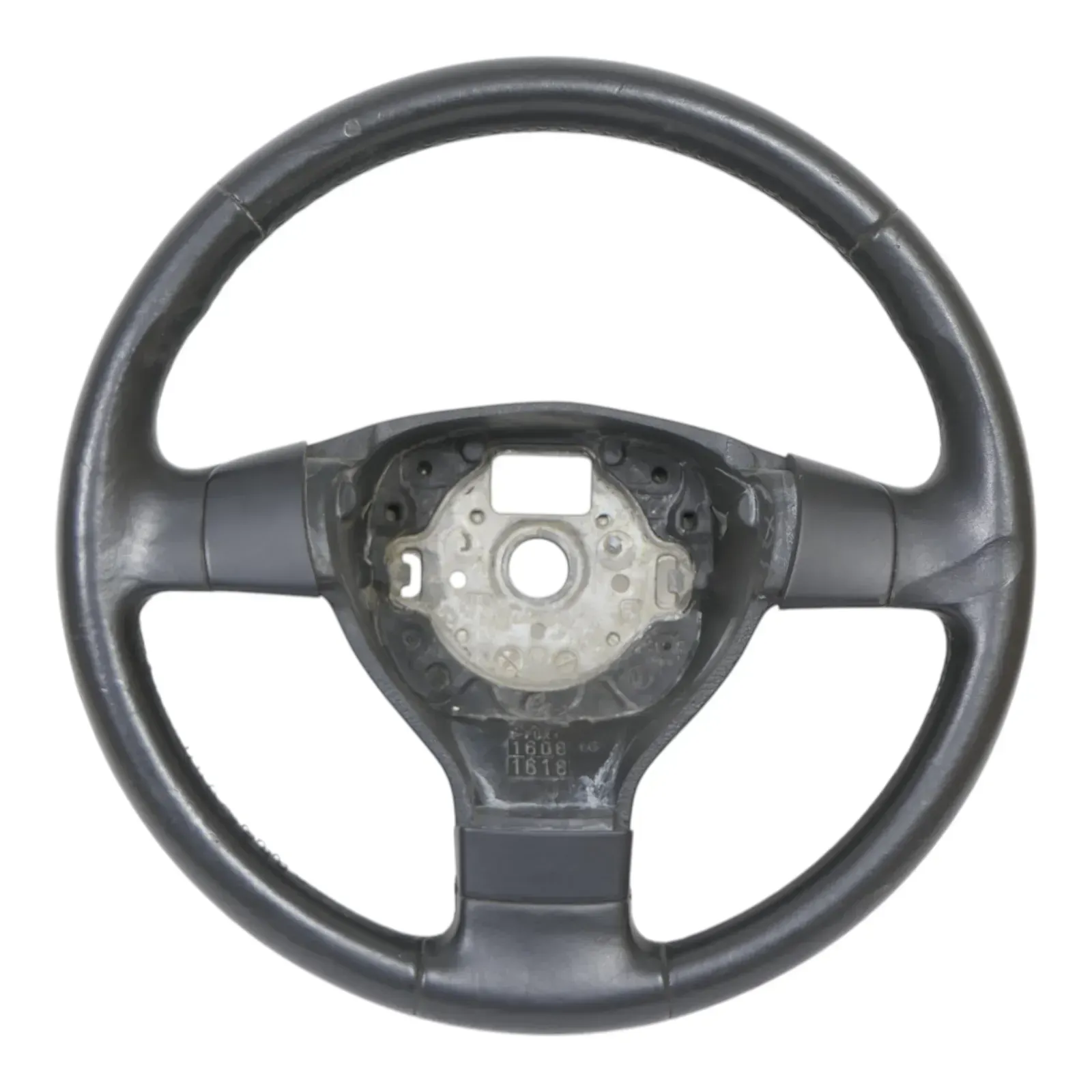 VW Passat 3C Eos Golf 5 Lenkrad 1K0419091EQ 3-Speichen Leder - Bild 1