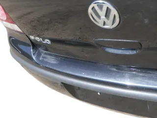 VW Polo 9N 9N3 Stoßstange Heckstoßstange hinten schwarz LC9Z - Bild 7